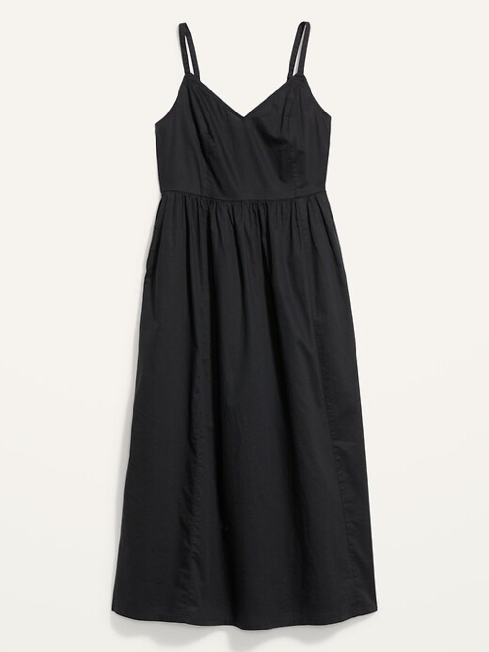 Old Navy Cotton-Poplin Cami Maxi Swing Dress